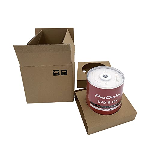 Image of DVD-R 4.7GB 16X Logo Top Blank Media | 100-Pack Cake Box Spindle | Blank DVDs for Burning Video, Bulk Discs for Data Storage