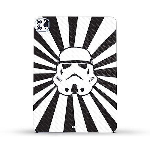 Image of MightySkins Carbon Fiber Skin Compatible with Apple iPad Pro 11 inch M2 4th Gen (2022) Full Wrap Kit - Star Rays | Protective, Durable Textured Carbon Fiber Finish | Easy to Apply | Made in The USA