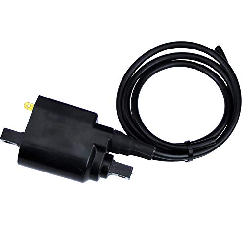 Jet Ski Plus Ignition Coil Compatible with Sea-Doo/Replaces 278000202 & 278000586 / Fits MANY GTI GTS GTX HX SP SPI SPX (See ad for exact model & year fit, has one spade terminal connection)