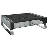 Rolodex 82411 Wire Mesh Monitor Stand, Supports up to 35 lbs - 14.125 in. X 11.875 in.