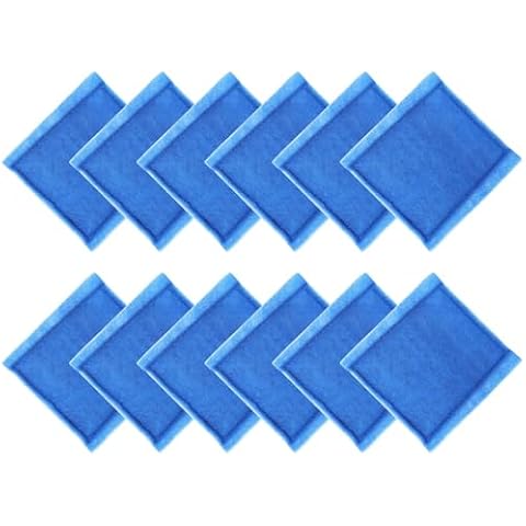 Hedday 12 Pack Aquarium Filter Cartridges for Aqua-Tech 30-60/20-40 Gallon Fish Tank Power Filter Replacement, EZ-Change #3 Fish Filter Cartridge Cover