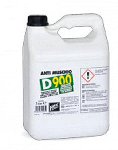 D 900 ivc Tanica 5 LT Soluzione detergente concentrata antimuschio per esterni. Made in italy