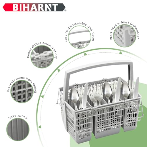BIHARNT Besteckkorb Spülmaschine Zubehör passend für Bosch Siemens Neff Constructa Besteckkorb Geschirrspüler Nr.: SZ73100/Z7863X0/11018806