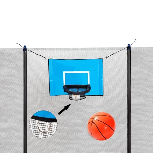 Panier de basket pour trampoline facile à installer dans le jardin - 6