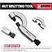 K Tool International 70715 Universal Automotive Nut Splitter Tool for Garages, Repair Shops, and DIY, Splits Nut Sizes 1/8
