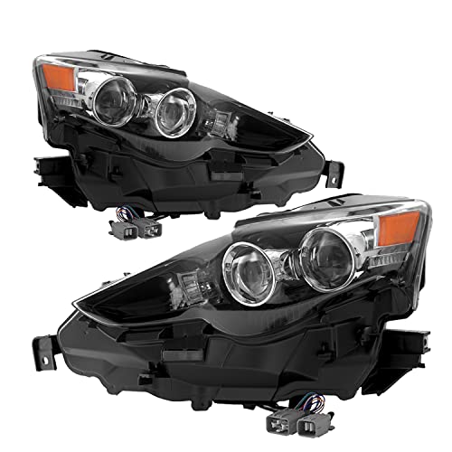 JSBOYAT FULL LED Headlight Assembly Replacement for 2014-2016 Lexus IS350 2014-2015 IS250 2016 IS200t IS300 Headlamp w/o AFS Passenger and Driver Side
