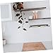 gklwVSlwv Stainless Steel Wall-mounted Storage Rack for Pizza Shovel and Kitchen Tools Organizer for Home and Restaurant Use Easy to Install Sleek Silver Finish