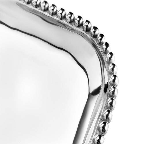 Mariposa Pearled Rectangular Platter #TOP3