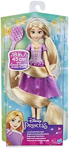 Disney Princess Long Locks Rapunzel, Fashion Doll with Blonde Hair 45-cm Long, Princess Toy for Girls 3 Years and Up