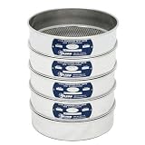 Gilson 8-Inch (203mm) ASTM E11 Test Sieve, All Stainless Steel, No. 10 (2.0mm) Opening Size, Full He