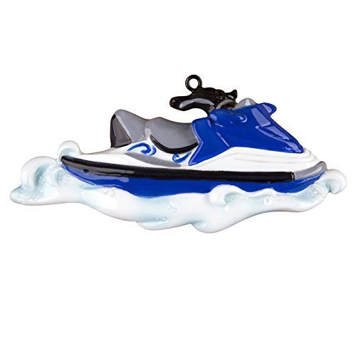 Polar X Jet Ski Personalized Christmas Tree Ornament