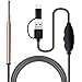 Produktbild HWENJ 3,9 mm Otoskop 3 in 1 USB-Endoskop Mini Medical Otoskop mit 6 LED HD visuellen Ohr Löffel Reiniger für Android und PC