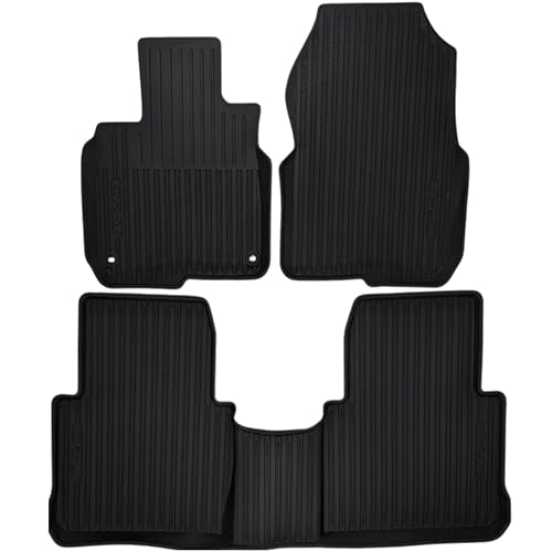 Honda 08P17-TLA-111 All-Weather High Wall Floor Mats – Black Front & Rear Set for 2017–2022 CR-V