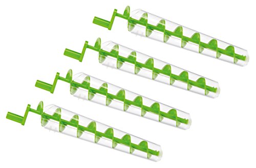 Tornillo de Arquímedes jumbo (set de 4) para experimentos de agua en laboratorios escolares
