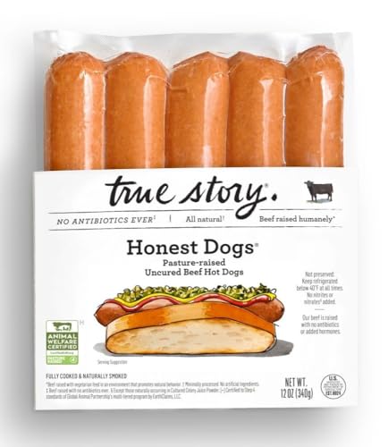 True Story Foods Honest Dogs, 12 Ounce