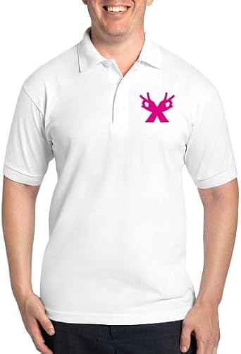 CafePress Sigma Lambda Gamma Hand Sign Mens Golf Polo Knit Shirt