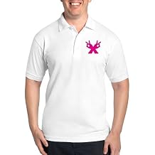 CafePress Sigma Lambda Gamma Hand Sign Men's Golf Polo Knit Shirt