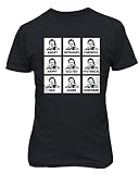RIVEBELLA Bill Belichick Funny Mens T-Shirt Black