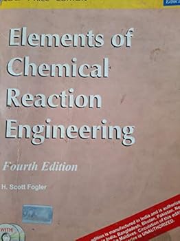 Paperback Elements Of Chemical Reaction Engi (cd) 4e Book
