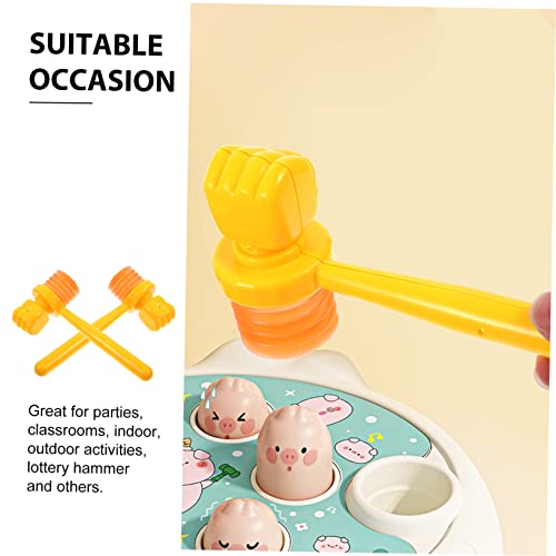 TOYANDONA 20 Peças Mini Martelo Mini Brinquedos Marretas De Madeira Para Crianças Martelo De Plástic