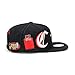 Mitchell & Ness Chicago Bulls Snapback Hat Adjustable Cap - Black/Red/White/Side Patches