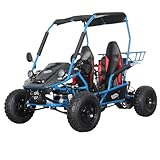 X-PRO Rover 110cc Go Kart with Automatic Transmission w/Reverse, LED Headlights, Big 16