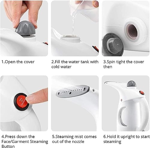 Image of Steamer For Cold And Cough | Nano-Cure Facial Iconic Cleanser with Nano-Ionic Technology, Steam breath machine for Adults /Kids, Men /Women Beauty (multi)