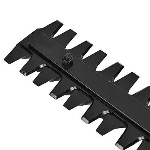 AMONIDA Hedge Trimmer Head, 65 Manganese Steel, Aluminum Alloy, 40.5cm Blade, Manual Power, Hedge Trimmer Accessory
