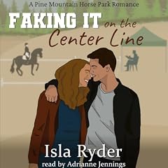 Diseño de la portada del título Faking It on the Center Line