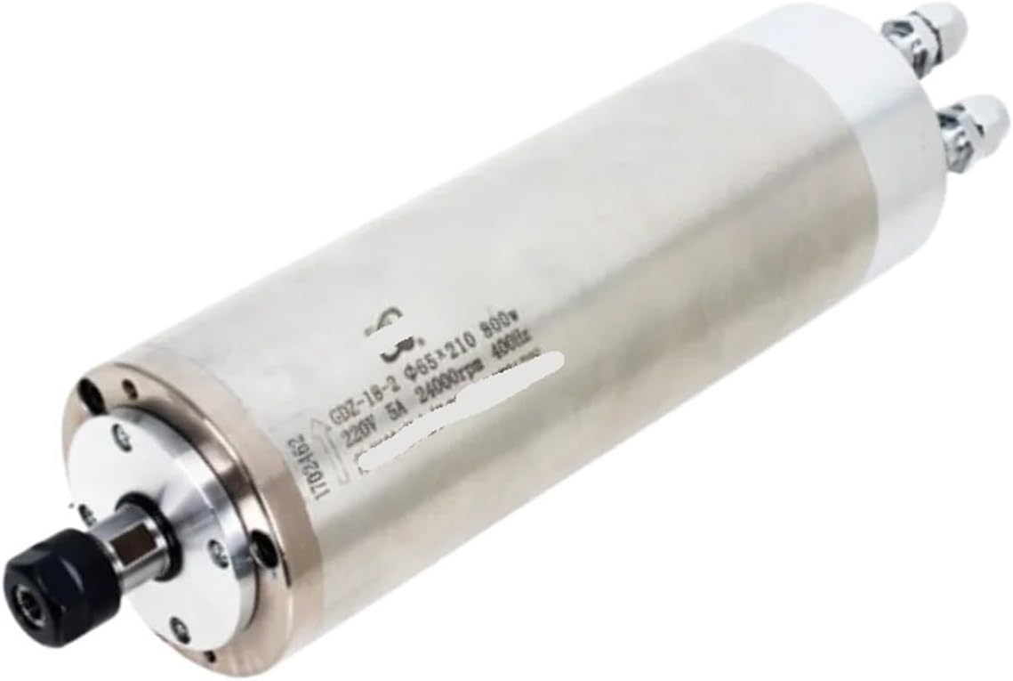 800W electric water-cooled spindle GDZ-18-2 220V 65MM diameter 210MM length 4 bearings