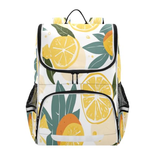 Sac à dos scolaire de grande capacité filles garçons motif fruits