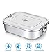 G.a HOMEFAVOR Stainless Steel Bento Lunch Box - Leak-Proof Metal Bento Box, Large Food Container with Lock Clips, Snack Container, Dishwasher Safe, 1400 ml/47 oz