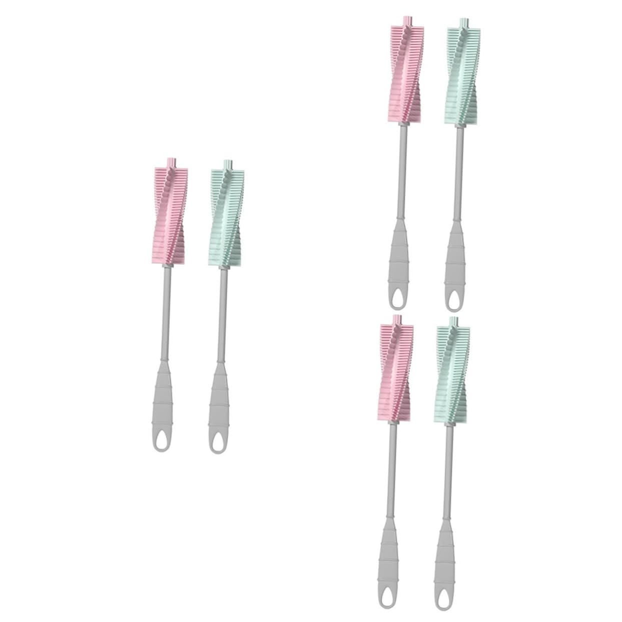 ifundom 3 Set Spazzolino Per Ciuccio Pennello A Manico Lungo Scovolino Per Biberon Pennello Bottiglia Biberon Ciucci Rifugio Per Bottiglie Di Latte Pp 2 Pezzi * 3