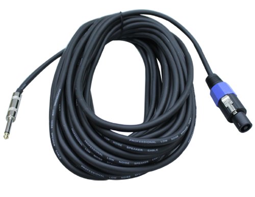 Mr. Dj CQSM50 50-Feet 1/4-Inch Male to Speakon Male Connector Professional Speaker Cable - Thumbnail 2