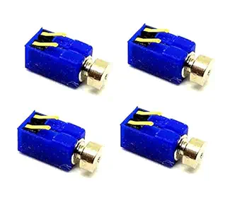 INVENTO 4Pcs Mini Vibration motor Electric Toys Motor DC 3V 4x8mm 20000 rpm for DIY