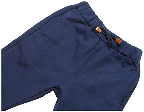 Calça Jogger em Moletom, Quimby, Meninos, Azul, 06