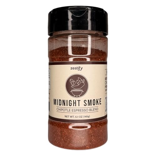 Zestify Midnight Smoke – Chipotle Espresso Seasoning Blend | Smoky,