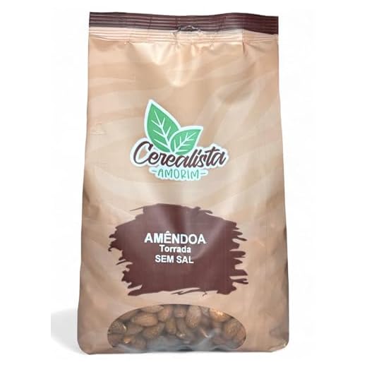 Amêndoa Torrada Sem Sal 1Kg