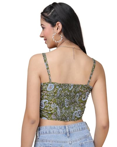 Image of Noble Monk Women Cotton Blend Casual Fit Stylish Tops | Casual Crop Top's | Tshirt