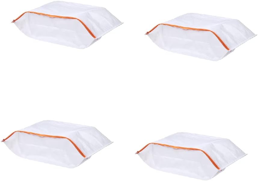 I-K-E-A PÄRKLA - Bolsa organizadora de zapatos de polipropileno de 19 x 8 pulgadas (paquete de 4), Blanco