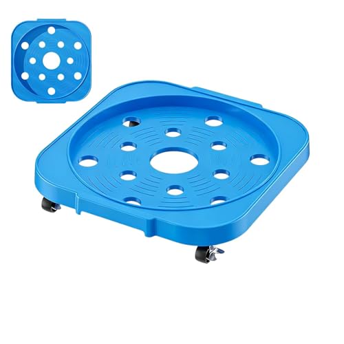 Chariot pour pot de fleurs ultra stable avec roulettes pivotantes à frein