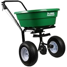 The Andersons Pacer Pro Walk-Behind Broadcast Spreader for Fertilizer, Grass Seed and Salt - 80 lb Hopper Capacity