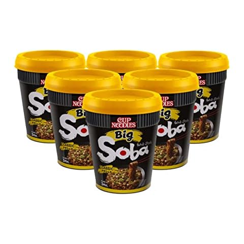 Nissin Soba Big Cup Wok Style Classic Flavour 113G - Pack of 6 Cover