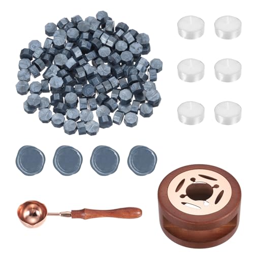 Kit de cachet de cire complet avec cire à cacheter et bougies pour lettre