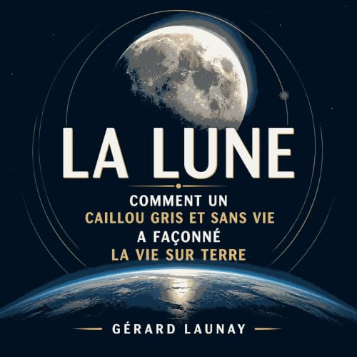 『La Lune : Comment un caillou gris et sans vie a fa&ccedil;onn&eacute; la vie sur Terre』のカバーアート