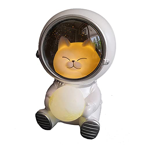 Lampe de table astronaute chaton pour illuminer vos lectures
