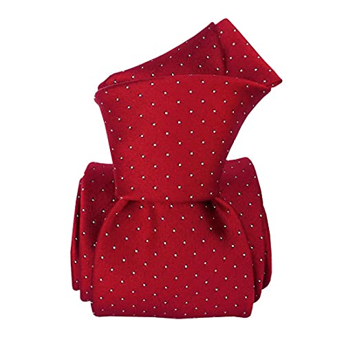 Cravate rouge en pure soie Segni Et Disegni, l'accessoire parfait pour un mariage chic