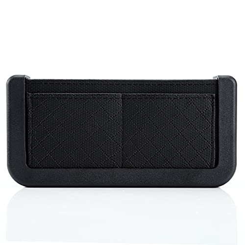 Accmor Car Seat Pocket Organizer, Car Storage Organizer, Universal Car Pocket Bag, Seat Side Back Storage Bag, Car Interior Accessories for Purse Bag Phone Receipts Card