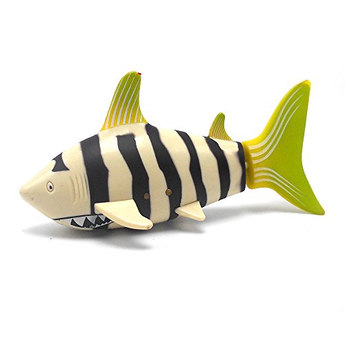 image for Tipmant Mini RC Fish Shark Toys Radio Remote Control Boat Ship Electro