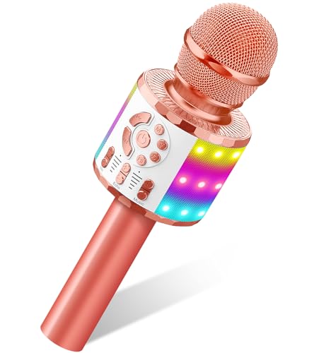 MicQutr Kinder Karaoke Mikrofon | Bluetooth & Kabellos | Autotune & Stimmenverzerrer & Lichter | Spielzeug Für Mädchen ab 3 Jahren MicQutr Kinder Karaoke Mikrofon | Bluetooth & Kabellos | Autotune & Stimmenverzerrer & Lichter | Spielzeug Für Mädchen ab 3 Jahren